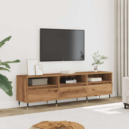 Tv Skříňka Dub Artisan 150 X 30 X 44,5 Cm Kompozitní Dřevo
