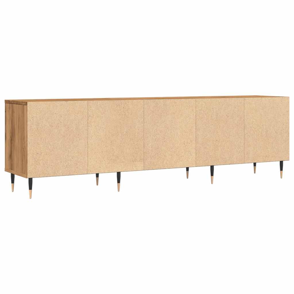 Tv Skříňka Dub Artisan 150 X 30 X 44,5 Cm Kompozitní Dřevo