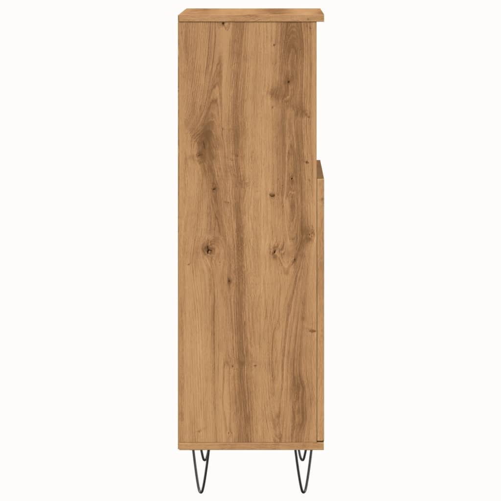 Koupelnová Skříňka 30X30X100 Cm Kompozitní Dřevo