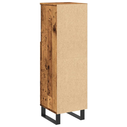 Koupelnová Skříňka Old Wood 30 X 30 X 100 Cm Kompozitní Dřevo