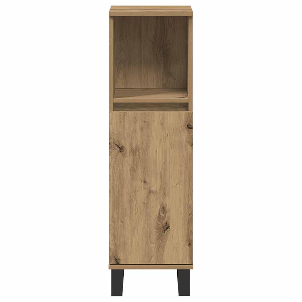 Koupelnová Skříňka Dub Artisan 30X30X100 Cm Kompozitní Dřevo