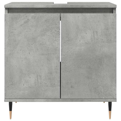 Koupelnová Skříňka Betonově Šedá 58X33X60 Cm Kompozitní Dřevo