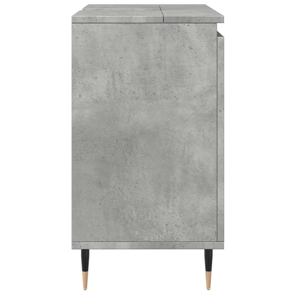 Koupelnová Skříňka Betonově Šedá 58X33X60 Cm Kompozitní Dřevo