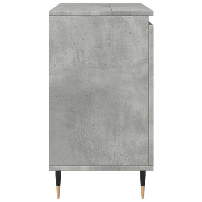 Koupelnová Skříňka Betonově Šedá 58X33X60 Cm Kompozitní Dřevo