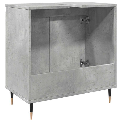 Koupelnová Skříňka Betonově Šedá 58X33X60 Cm Kompozitní Dřevo