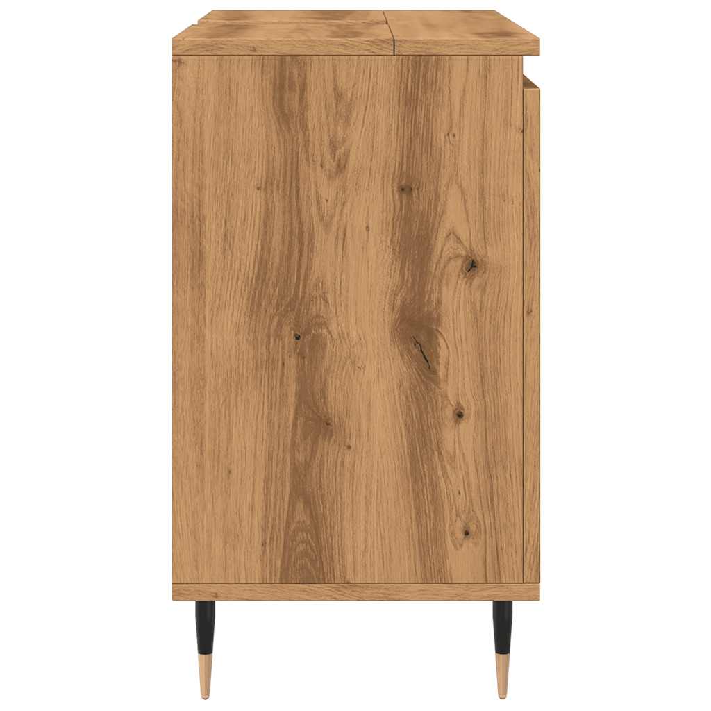 Koupelnová Skříňka 58 X 33 X 60 Cm Kompozitní Dřevo