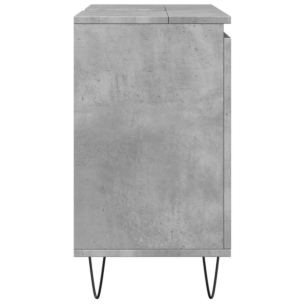 Koupelnová Skříňka Betonově Šedá 58X33X60 Cm Kompozitní Dřevo