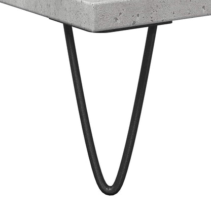 Koupelnová Skříňka Betonově Šedá 58X33X60 Cm Kompozitní Dřevo