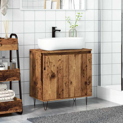 Koupelnová Skříňka Old Wood 58 X 33 X 60 Cm Kompozitní Dřevo