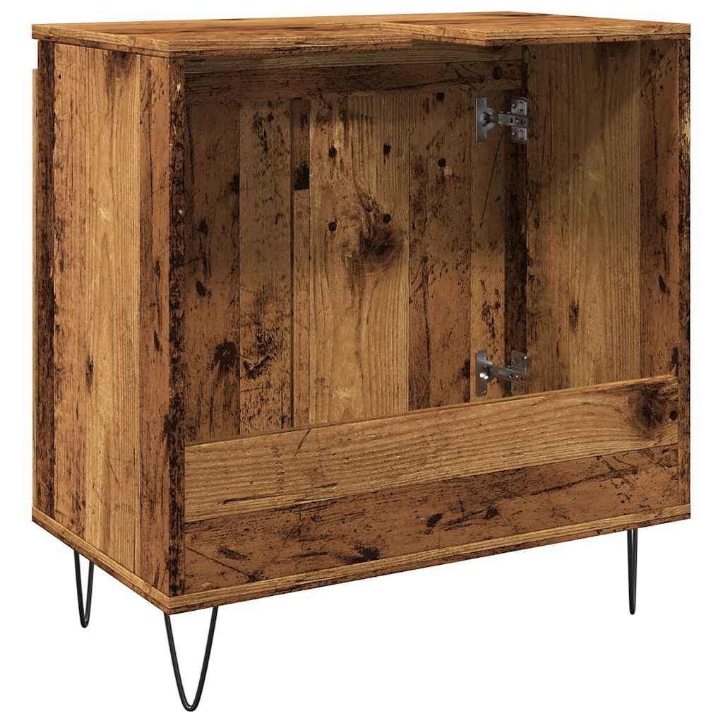 Koupelnová Skříňka Old Wood 58 X 33 X 60 Cm Kompozitní Dřevo