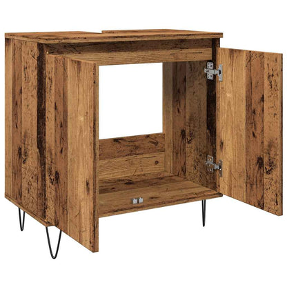 Koupelnová Skříňka Old Wood 58 X 33 X 60 Cm Kompozitní Dřevo