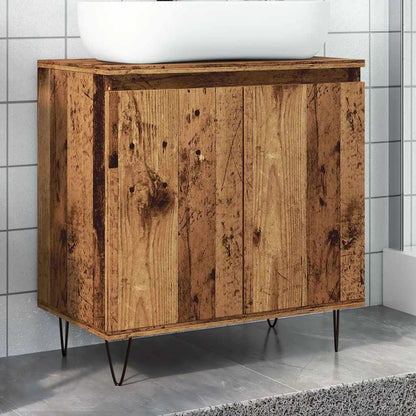 Koupelnová Skříňka Old Wood 58 X 33 X 60 Cm Kompozitní Dřevo