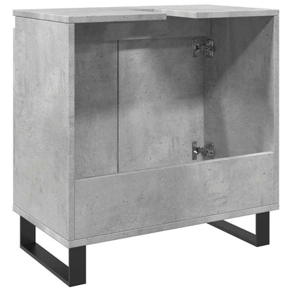 Koupelnová Skříňka Betonově Šedá 58X33X60 Cm Kompozitní Dřevo