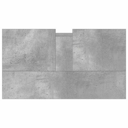 Koupelnová Skříňka Betonově Šedá 58X33X60 Cm Kompozitní Dřevo