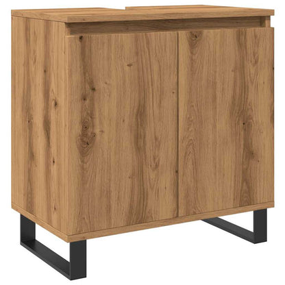 Koupelnová Skříňka 58 X 33 X 60 Cm Kompozitní Dřevo