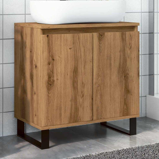 Koupelnová Skříňka 58 X 33 X 60 Cm Kompozitní Dřevo