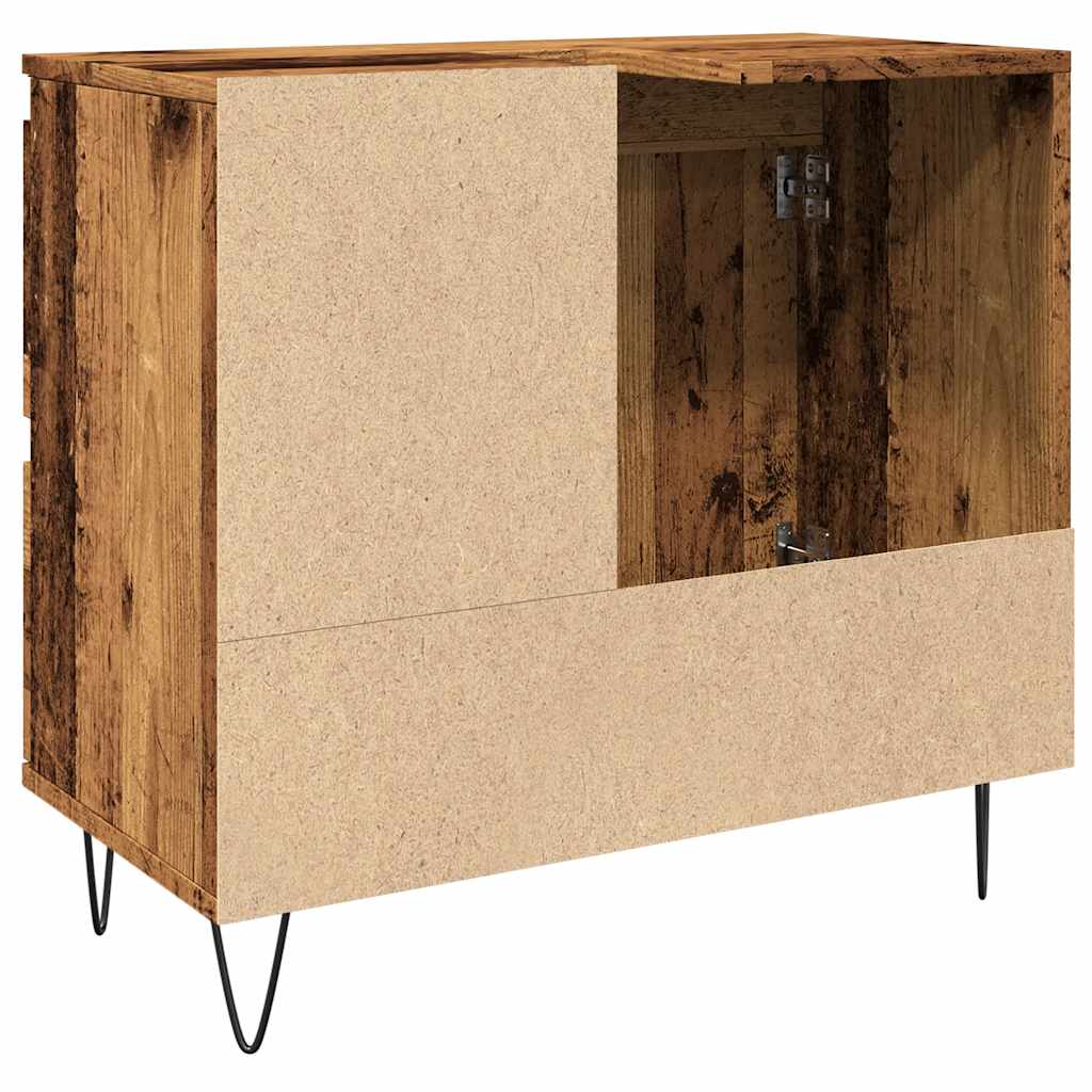 Koupelnová Skříňka Pod Umyvadlo Old Wood 65X33X60 Cm Kompozit