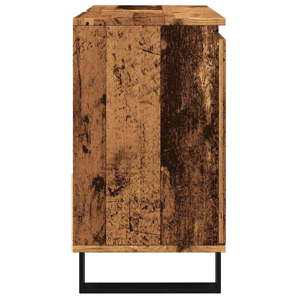 Koupelnová Skříňka Pod Umyvadlo Old Wood 65X33X60 Cm Kompozit