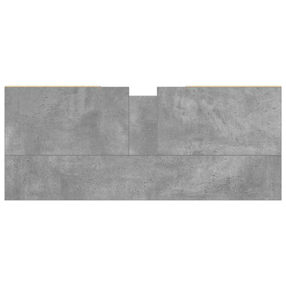 Koupelnová Skříňka Betonově Šedá 80X33X60 Cm Kompozitní Dřevo