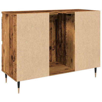 Koupelnová Skříňka Old Wood 80 X 33 X 60 Cm Kompozitní Dřevo