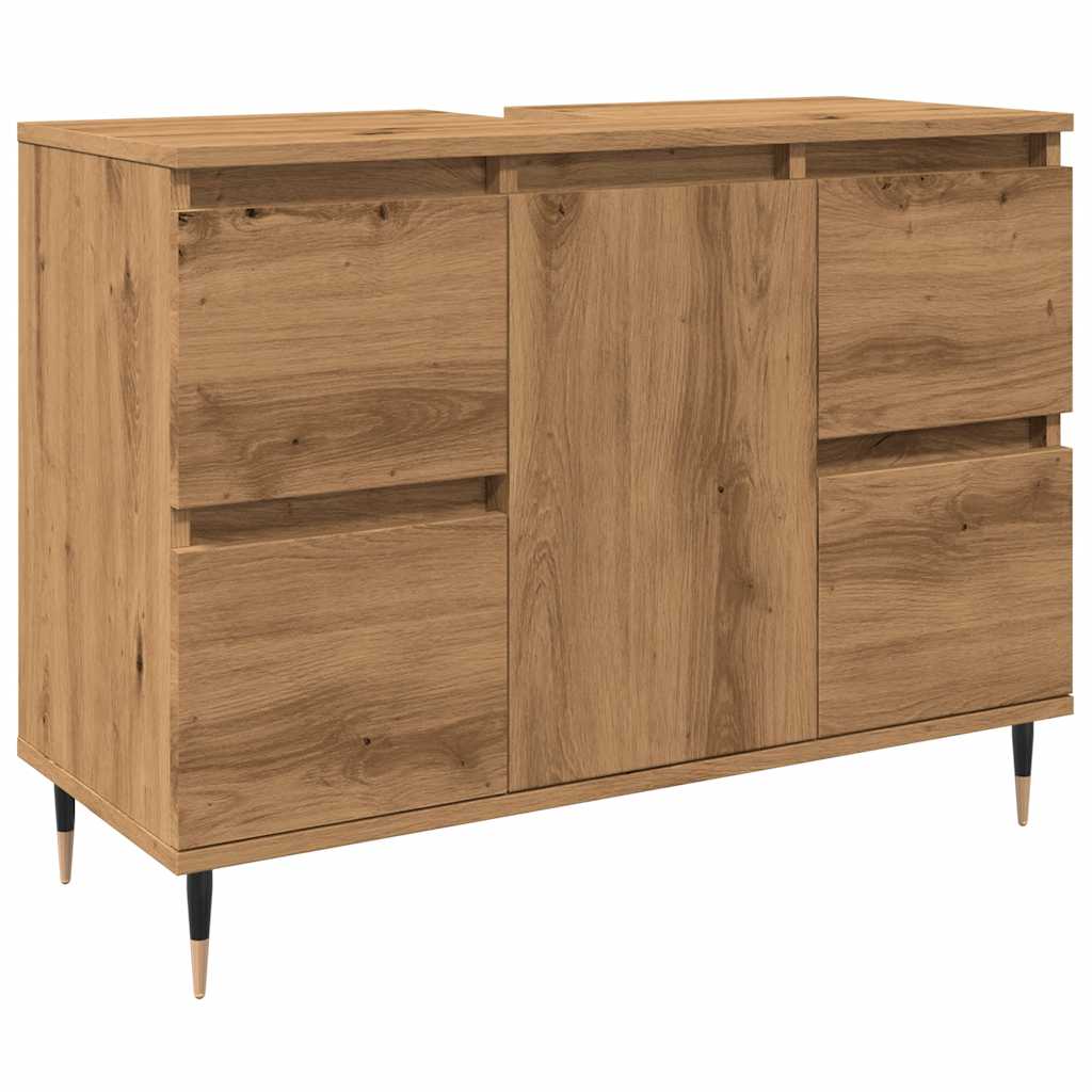 Koupelnová Skříňka 80 X 33 X 60 Cm Kompozitní Dřevo