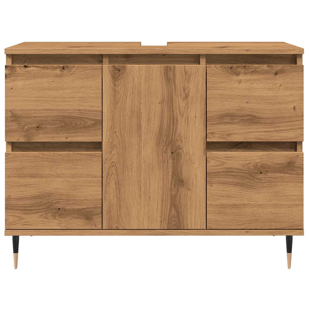 Koupelnová Skříňka 80 X 33 X 60 Cm Kompozitní Dřevo