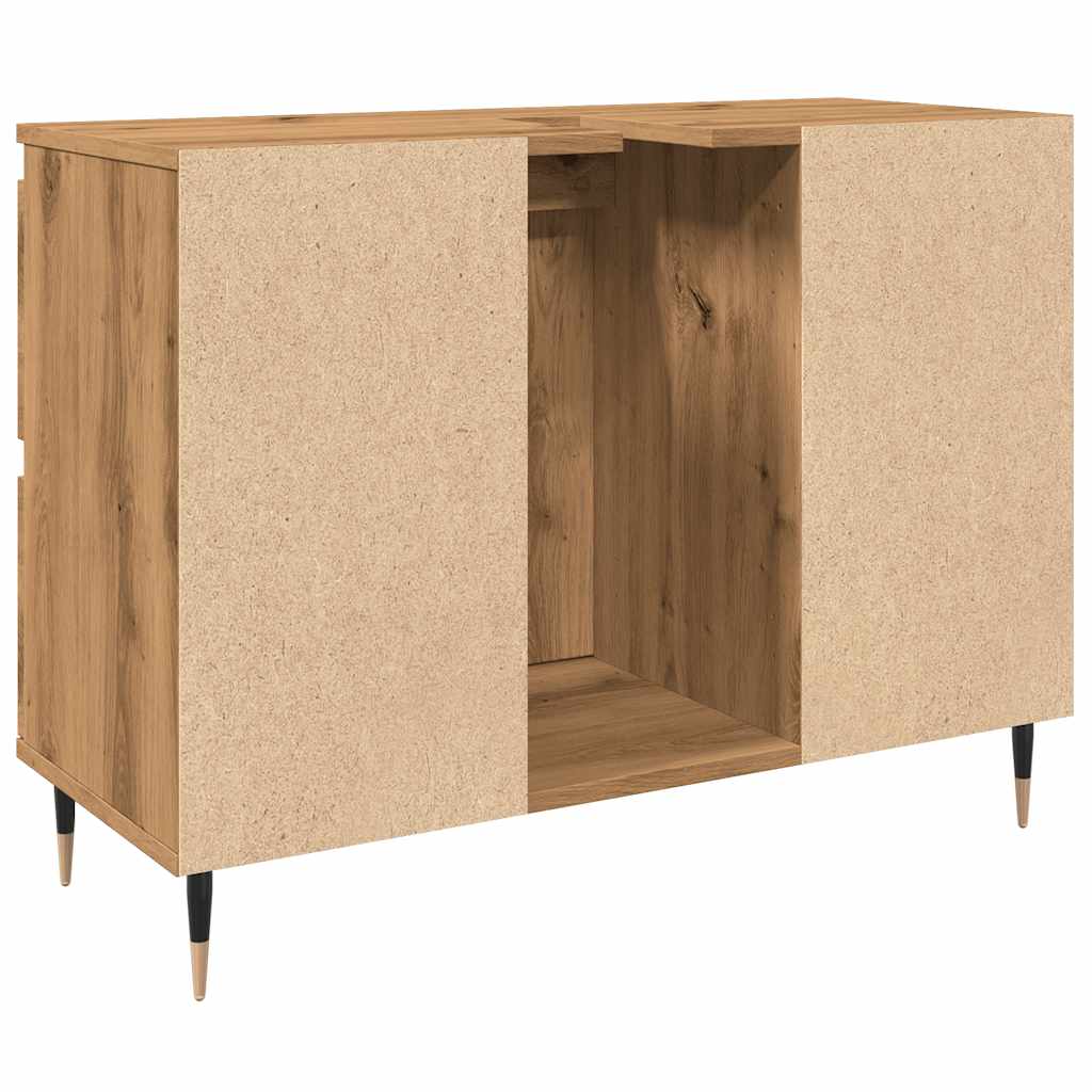 Koupelnová Skříňka 80 X 33 X 60 Cm Kompozitní Dřevo