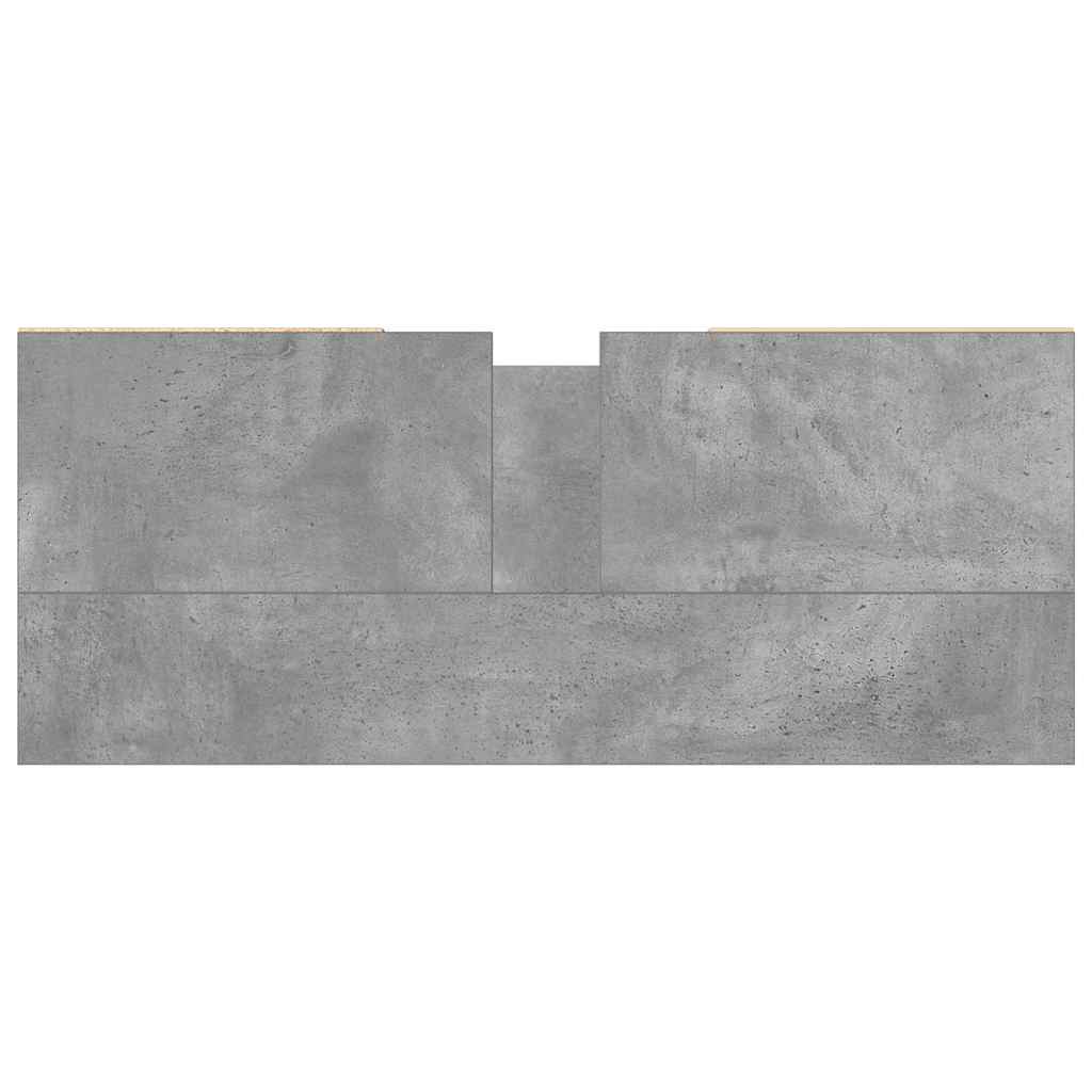 Koupelnová Skříňka Betonově Šedá 80X33X60 Cm Kompozitní Dřevo