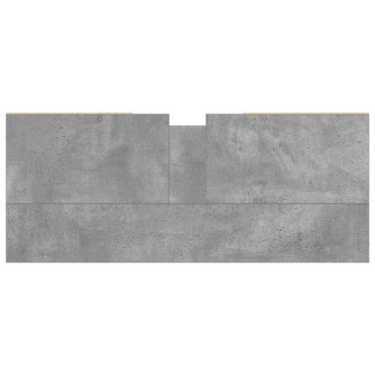 Koupelnová Skříňka Betonově Šedá 80X33X60 Cm Kompozitní Dřevo
