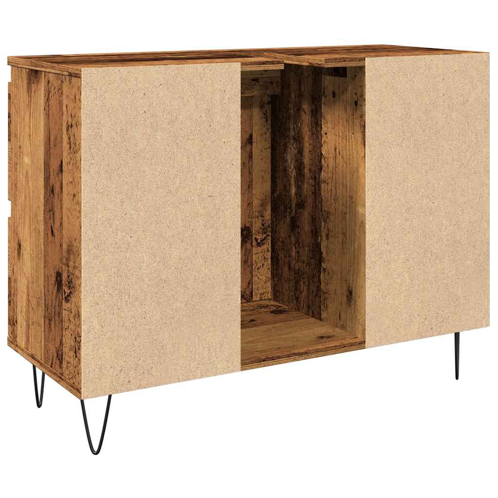 Koupelnová Skříňka Old Wood 80 X 33 X 60 Cm Kompozitní Dřevo