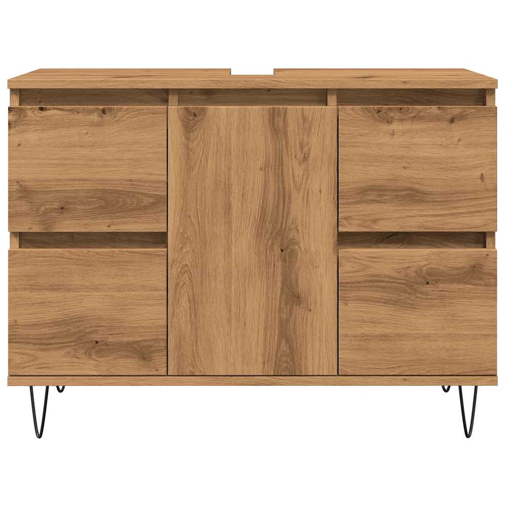 Koupelnová Skříňka 80 X 33 X 60 Cm Kompozitní Dřevo