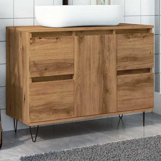 Koupelnová Skříňka 80 X 33 X 60 Cm Kompozitní Dřevo