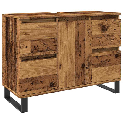 Koupelnová Skříňka Pod Umyvadlo Old Wood 80X33X60 Cm Kompozit