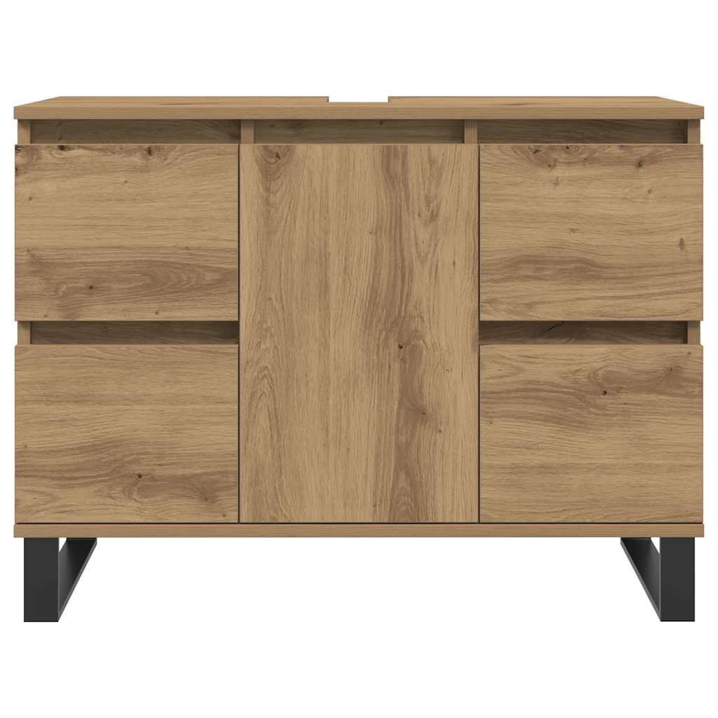 Koupelnová Skříňka Pod Umyvadlo Dub Artisan 80X33X60Cm Kompozit
