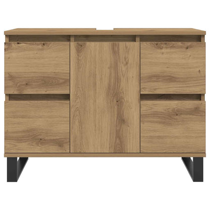 Koupelnová Skříňka Pod Umyvadlo Dub Artisan 80X33X60Cm Kompozit