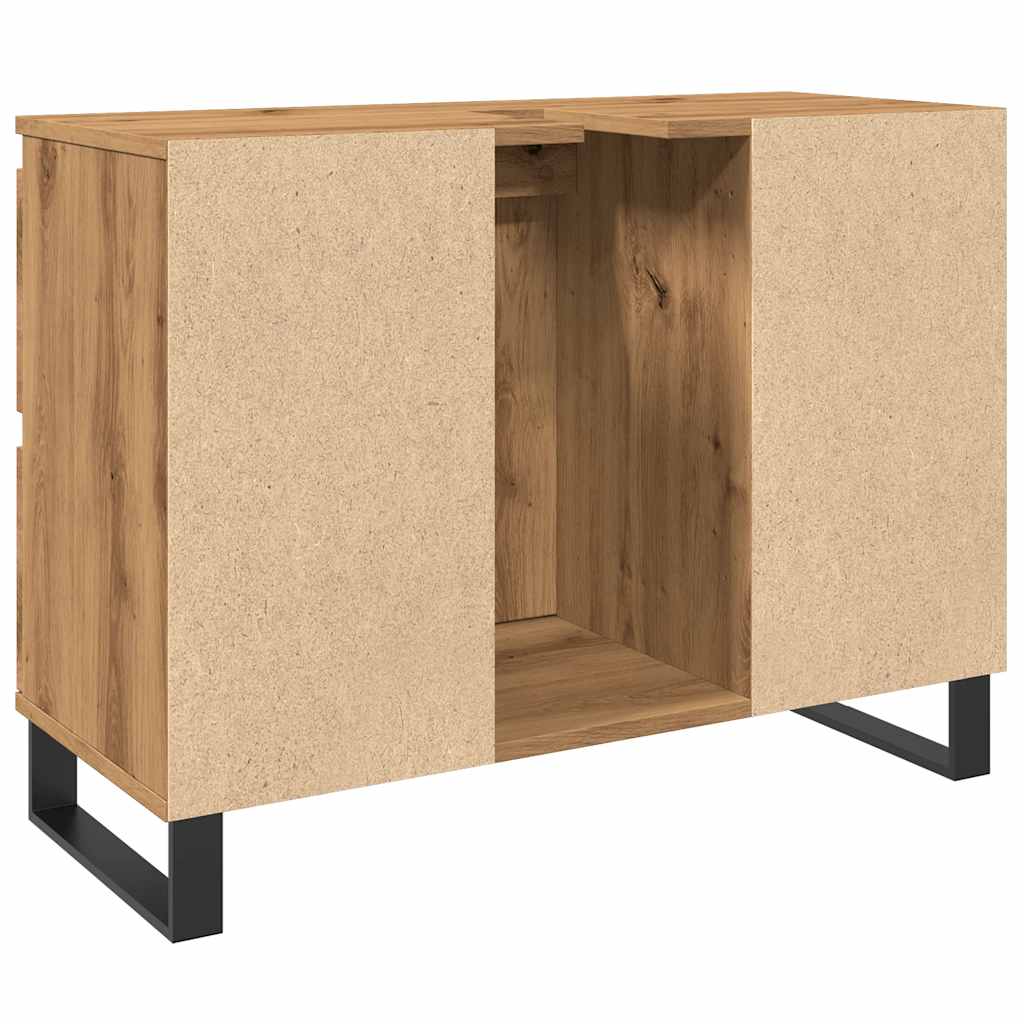 Koupelnová Skříňka Pod Umyvadlo Dub Artisan 80X33X60Cm Kompozit
