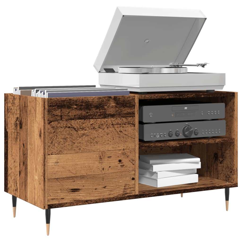 Skříňka Na Lp Desky 85X38X48 Cm Kompozitní Dřevo