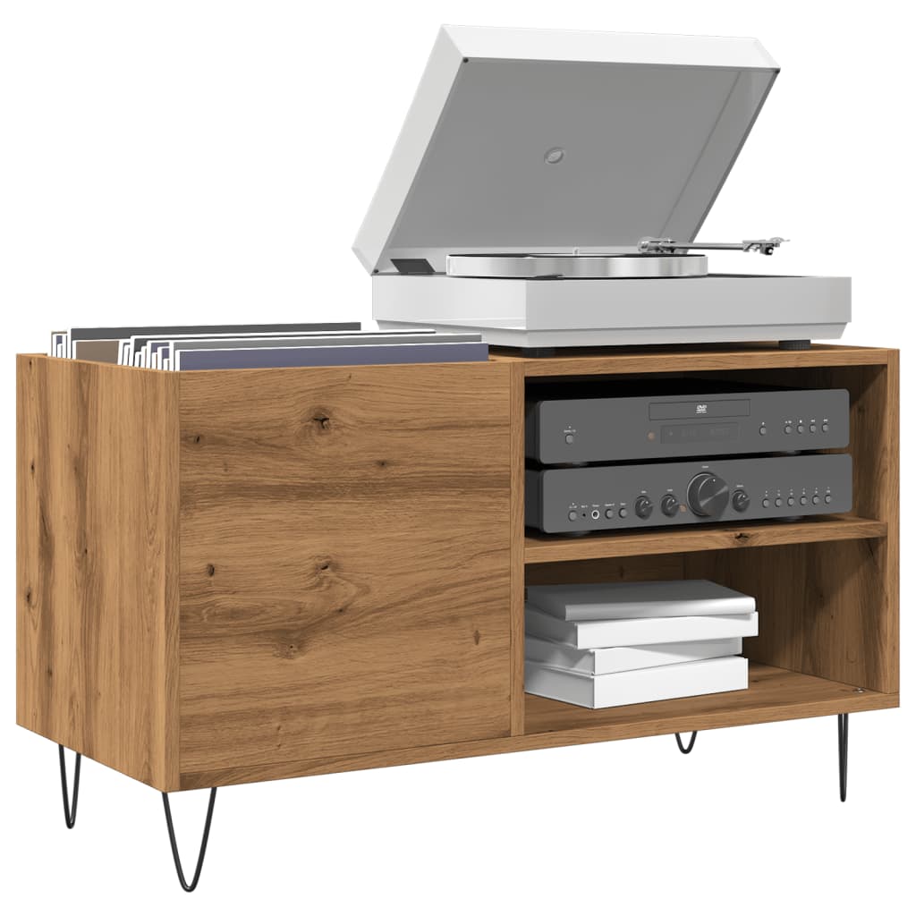 Skříňka Na Lp Desky 85X38X48 Cm Kompozitní Dřevo