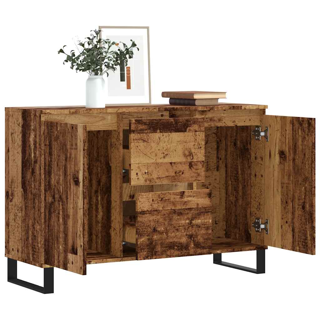 Příborník Old Wood 101,5 X 35 X 70 Cm Kompozitní Dřevo