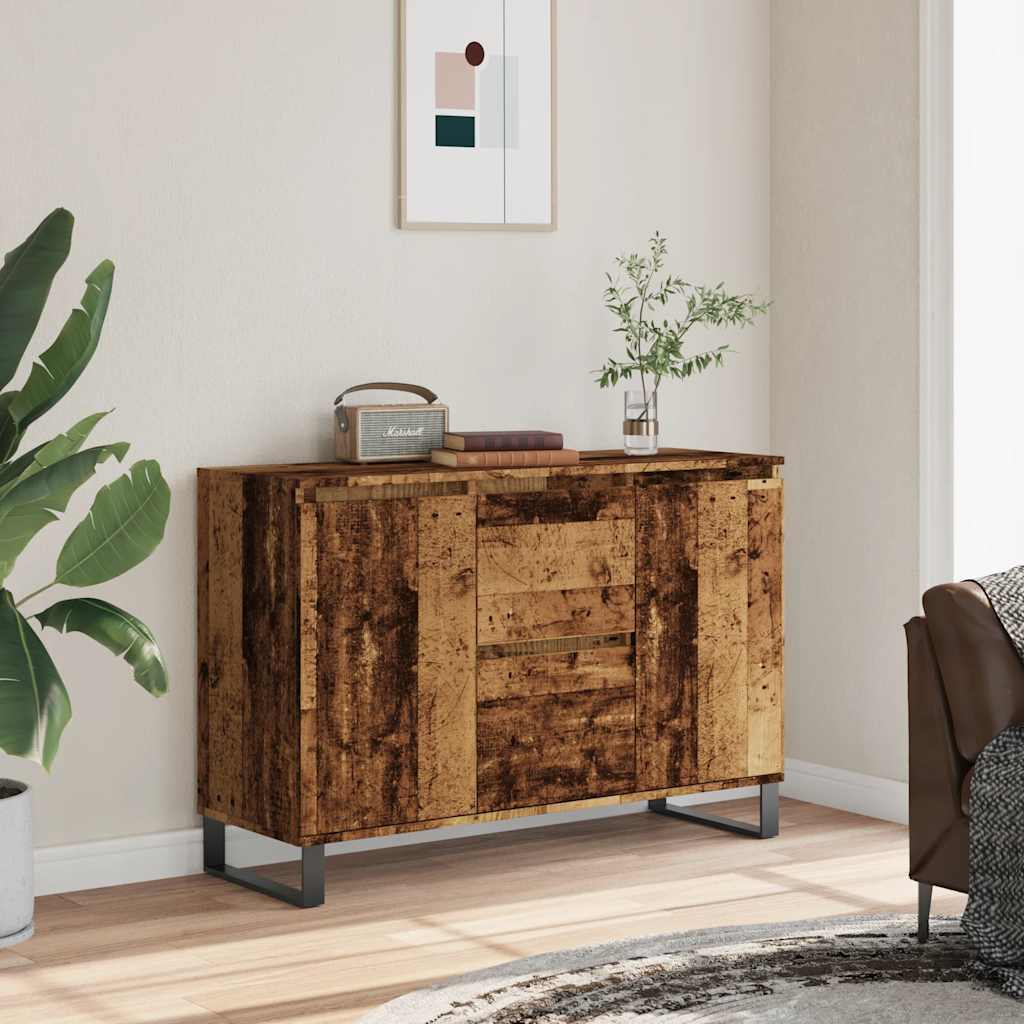 Příborník Old Wood 101,5 X 35 X 70 Cm Kompozitní Dřevo