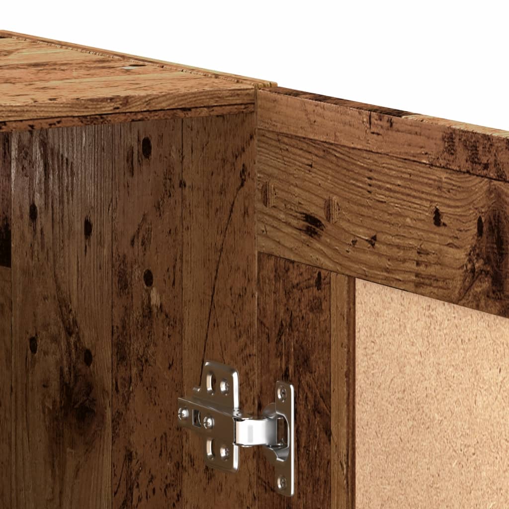 Nástěnná Skříňka Old Wood 69,5 X 34 X 90 Cm Kompozitní Dřevo