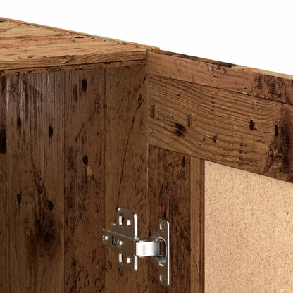 Nástěnná Skříňka Old Wood 69,5 X 34 X 90 Cm Kompozitní Dřevo