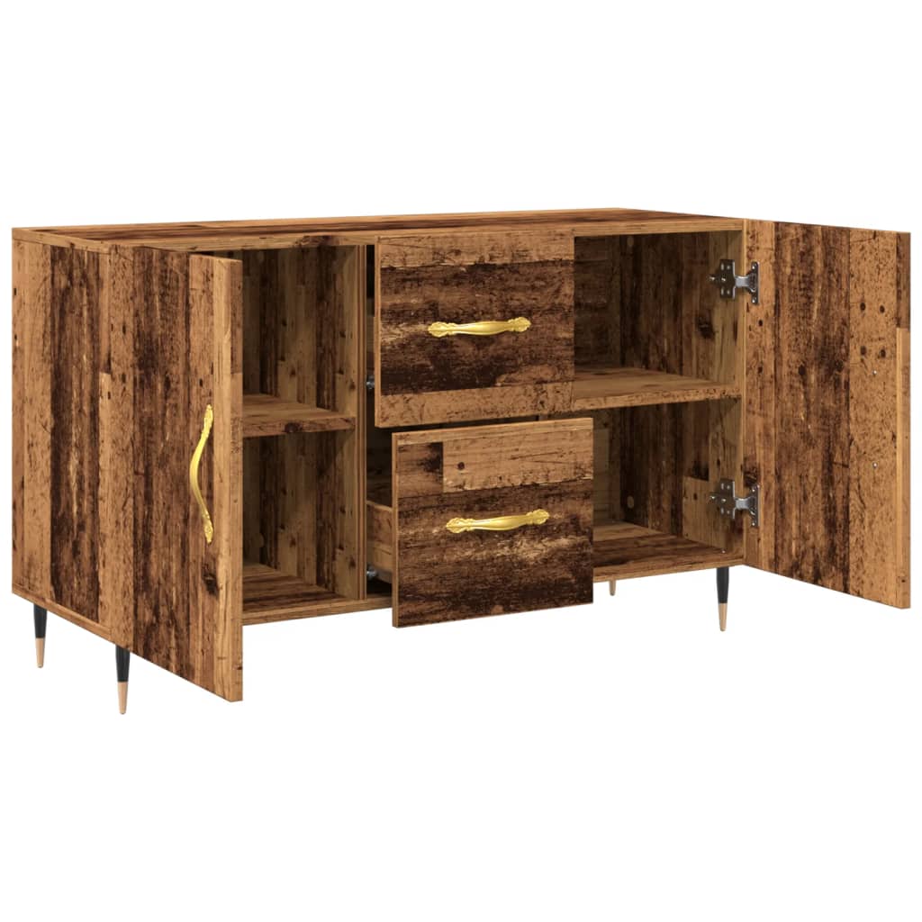 Příborník Old Wood 100 X 36 X 60 Cm Kompozitní Dřevo