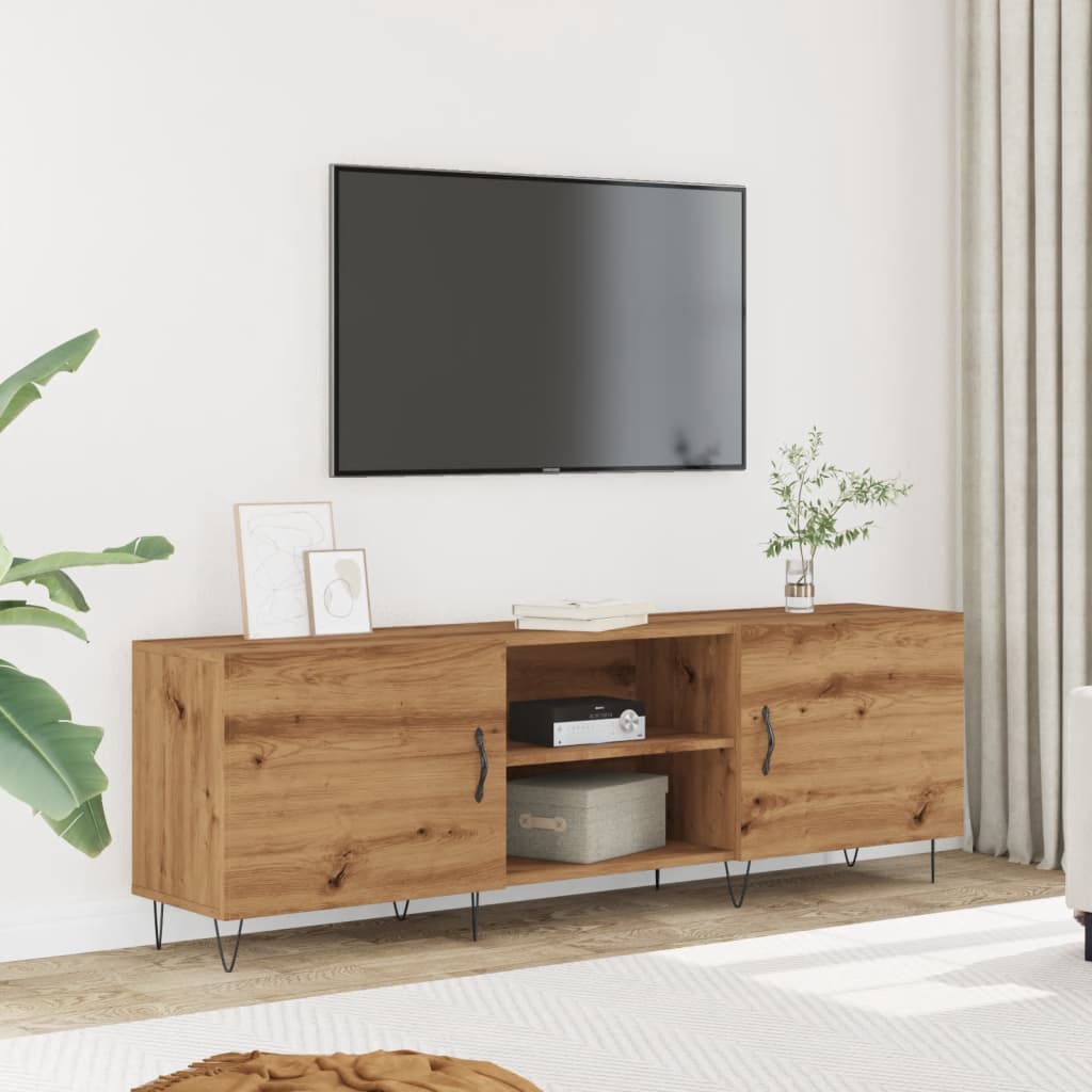 Tv Skříňka Dub Artisan 150 X 30 X 50 Cm Kompozitní Dřevo