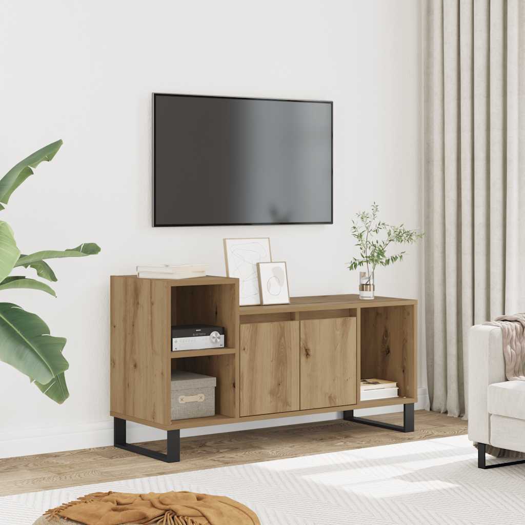 Tv Skříňka 100X35X55 Cm Kompozitní Dřevo