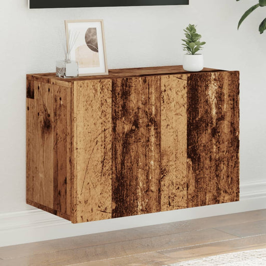 Tv Skříňka Nástěnná Old Wood 60 X 30 X 41 Cm