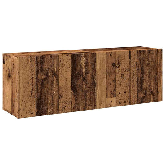 Tv Skříňky Nástěnné 2 Ks Old Wood 60 X 30 X 41 Cm