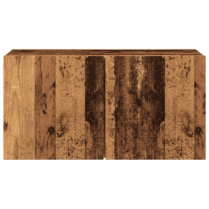 Tv Skříňka Nástěnná Old Wood 80 X 30 X 41 Cm
