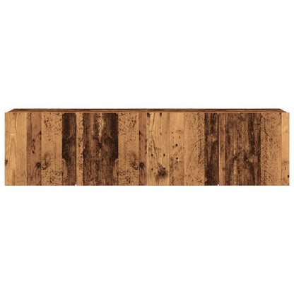 Tv Skříňky Nástěnné 2 Ks Old Wood 80 X 30 X 41 Cm