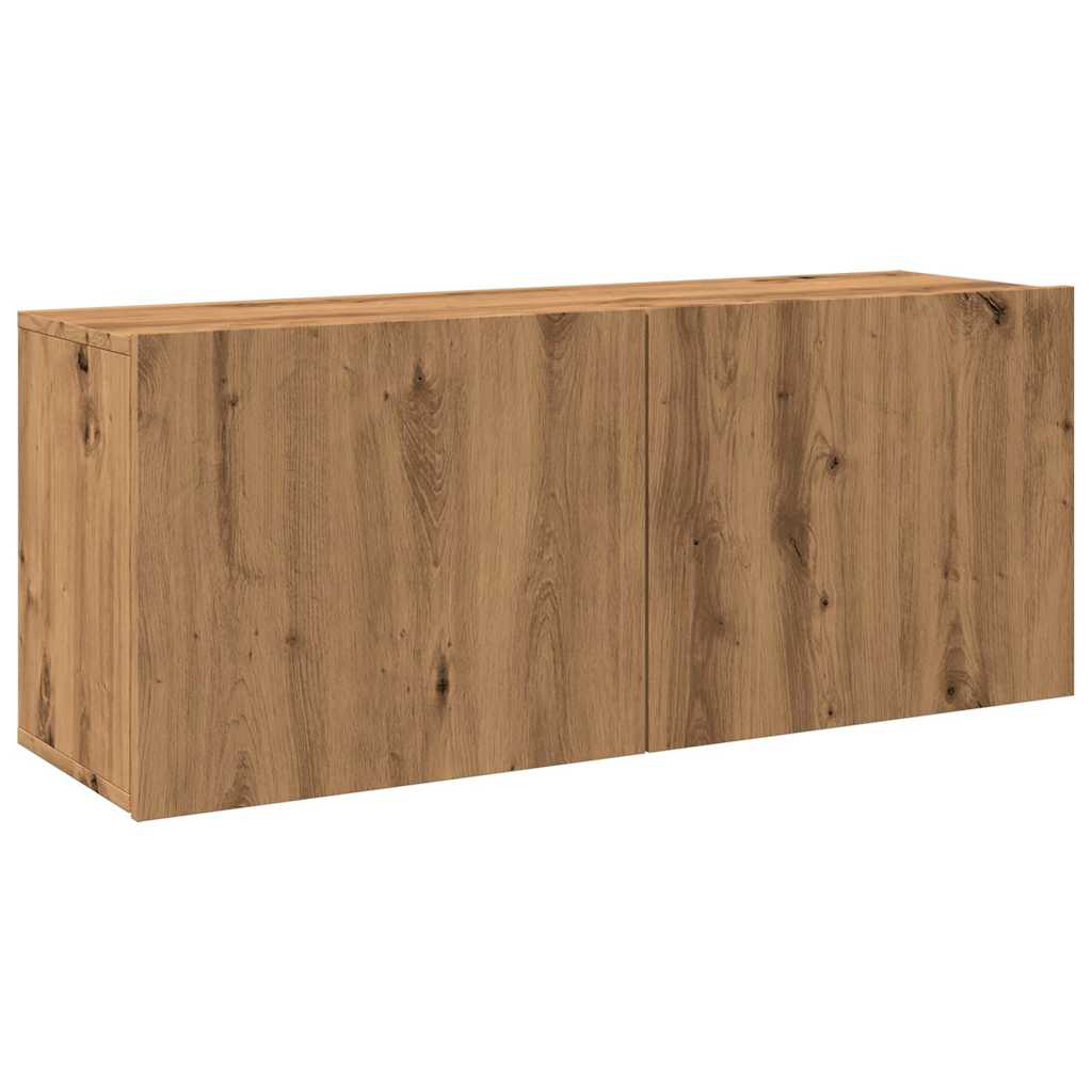 Tv Skříňka Nástěnná Dub Artisan 100 X 30 X 41 Cm
